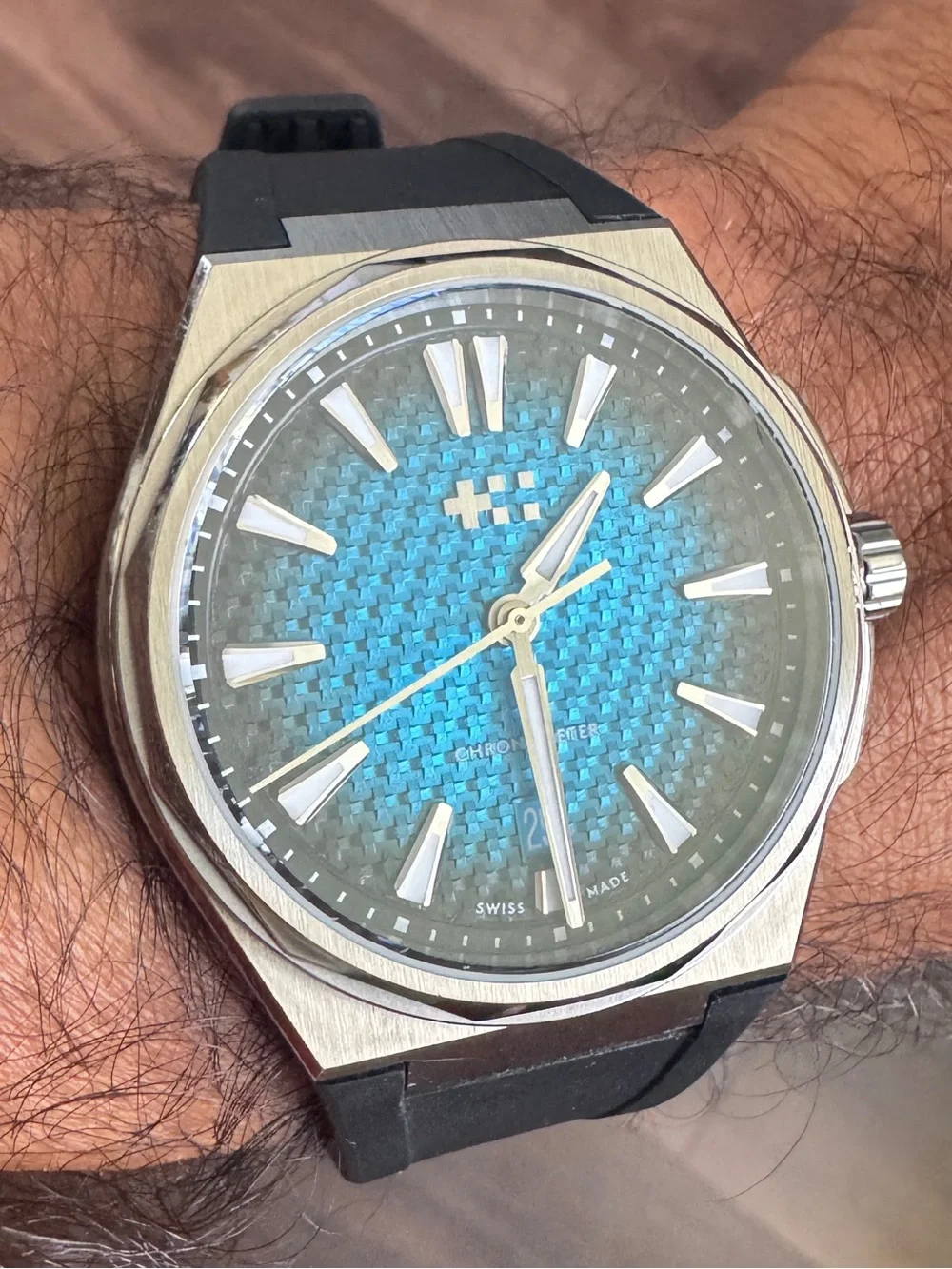 Christopher Ward The Twelve Astral Blue Titanium (Ti bracelet)